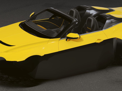 Realistic Mobile Car 21 3D 模型