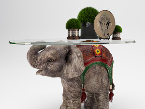 elephant table 3D 모델