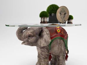 tavolo dell'elefante Modello 3D