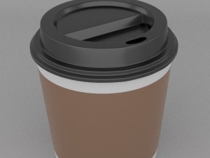 disposable coffee cup 3D Модель