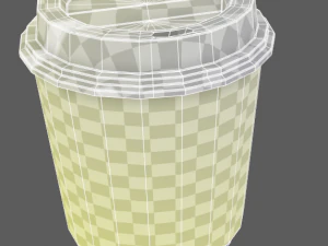 disposable coffee cup 3D Model