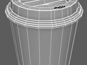 disposable coffee cup 3D Model