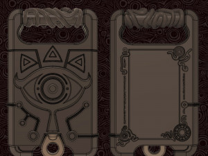 the sheikah slate 3Dプリントモデル