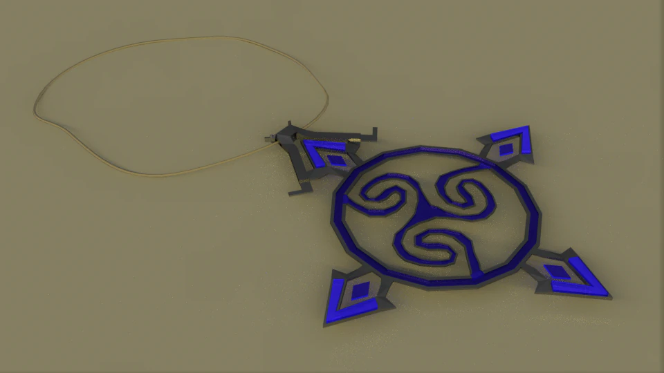 celtic amulet 3D Model .c4d .max .obj .3ds .fbx .stl .blend 