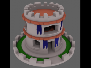 castle tower 3D Model