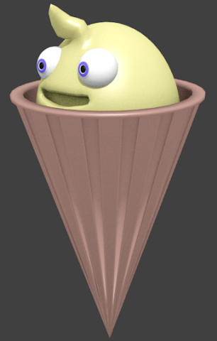 creeemy - ice cream 3D Model .c4d .max .obj .3ds .fbx .stl .blend 