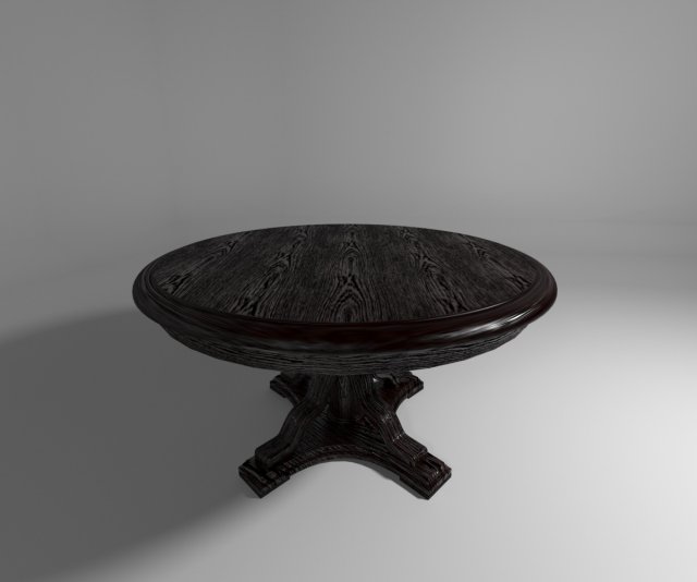 table Modèle 3D .c4d .max .obj .3ds .fbx .stl .blend 