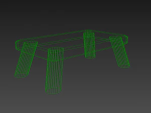 japanese table 3D Model