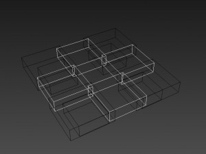 japanese table Modello 3D