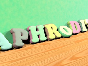 alphabet pillow letters 3D Model