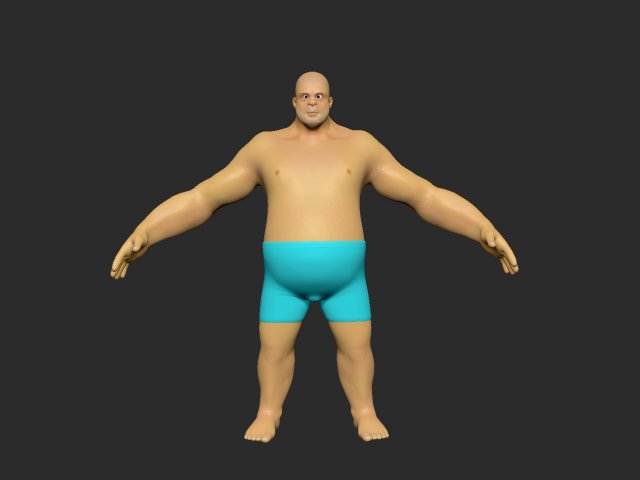 male character Model 3D .c4d .max .obj .3ds .fbx .stl .blend 