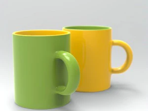 x&iacute;cara de caf&eacute; Modelo 3D