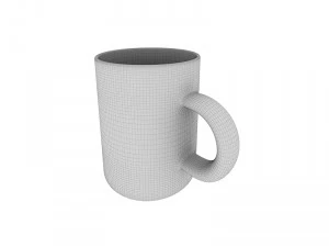x&iacute;cara de caf&eacute; Modelo 3D