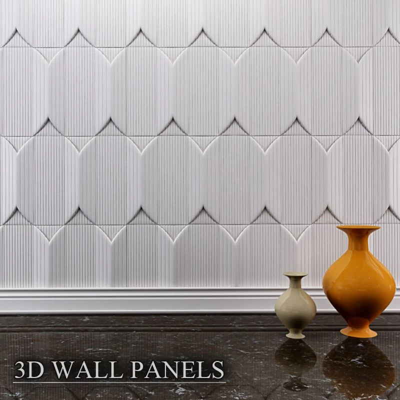 3d wall panels 3D Model .c4d .max .obj .3ds .fbx .stl .blend 