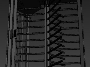 digicon turnstile 3D मॉडल
