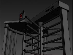 digicon turnstile 3D Model