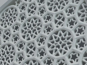 islamic plaster decor 3D Model