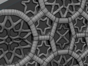 islamic plaster decor 3D Модель