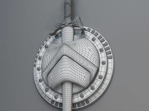arabian decorative dagger 3D Model