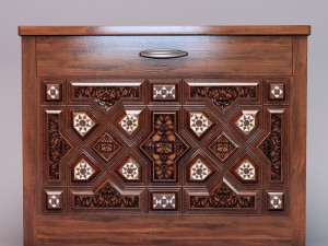 oriental sideboard 3D Model