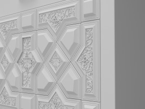 oriental sideboard 3D Model