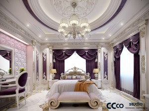 classic bedroom Modèle 3D