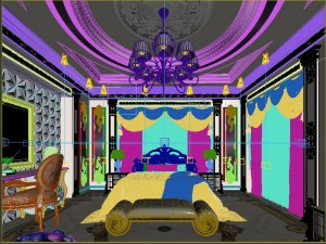 classic bedroom Modèle 3D