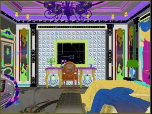 classic bedroom Modèle 3D