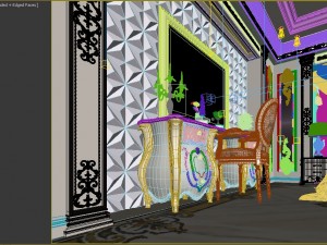 classic bedroom Modèle 3D