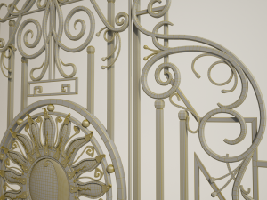 gate 3D 模型