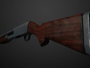 espingarda Modelo 3D