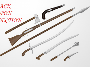 cossack collection 3D Модель