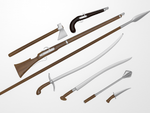 cossack collection Model 3D