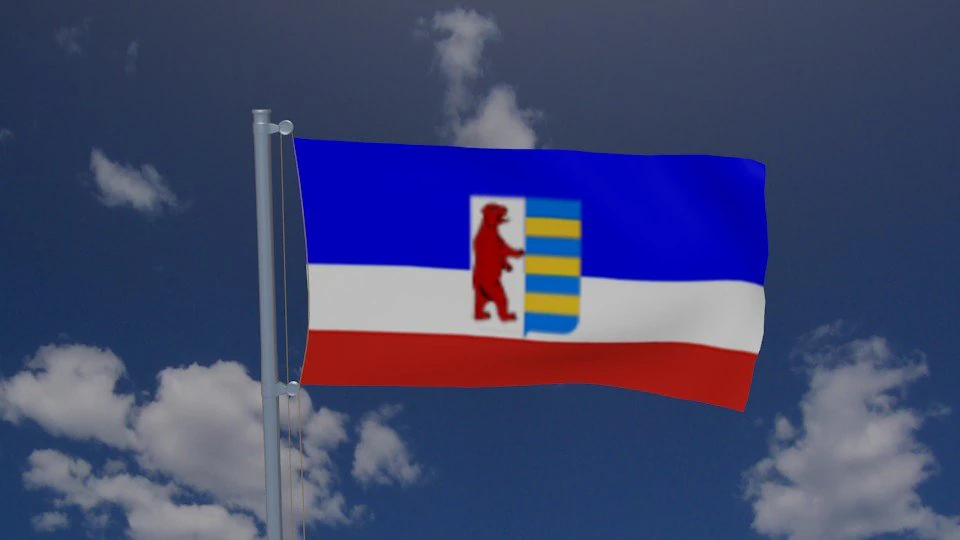 ruthenian flag 3D Model .c4d .max .obj .3ds .fbx .stl .blend 