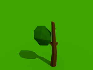 low poly summer tree pack 3D Модель