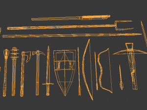 medieval pack 3D Model