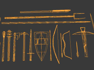 medieval pack 3D Model