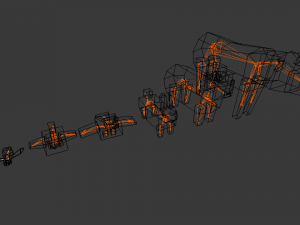 rigged farm animals Model 3D