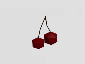 lowpoly fruits free 3D Model