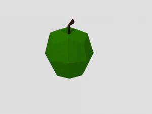 lowpoly fruits free 3D Model