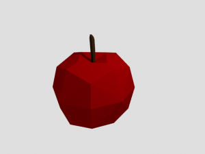lowpoly fruits free 3D Модель