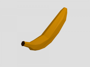 lowpoly fruits free 3D Модель