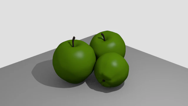 яблоки 3D Модель .c4d .max .obj .3ds .fbx .stl .blend 