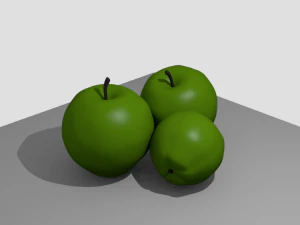 pommes Modèle 3D