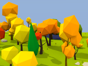 autumn landscape 3D Модель