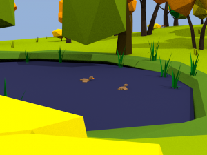 autumn landscape 3D Модель