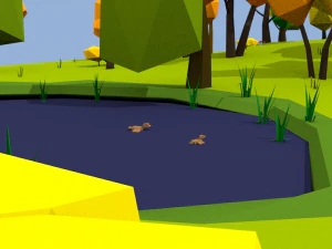 autumn landscape 3D Model