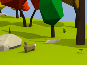 autumn landscape 3D Модель