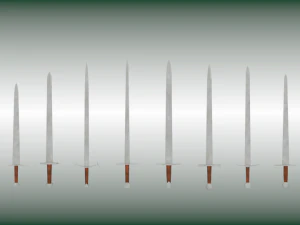 sword collection 3D Model