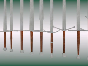 sword collection 3D Model